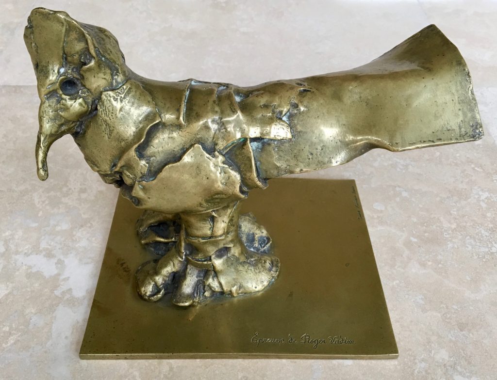 Cesar sculpture bronze Poule